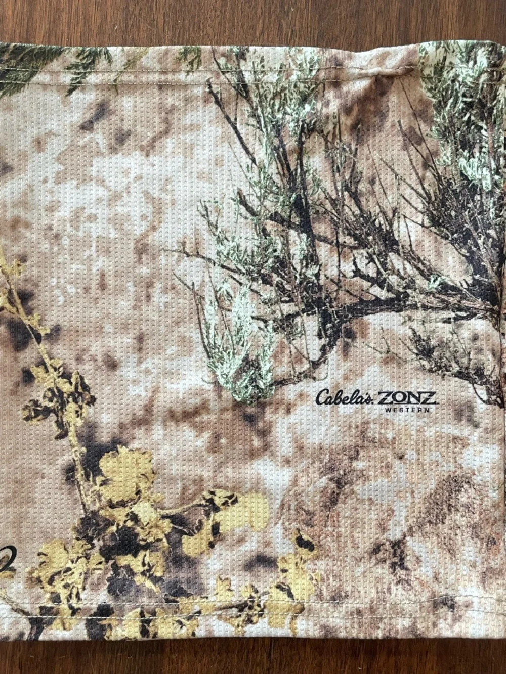 Cabela's Camouflage Neck Gaiter with Breathable Synthetic Fabric